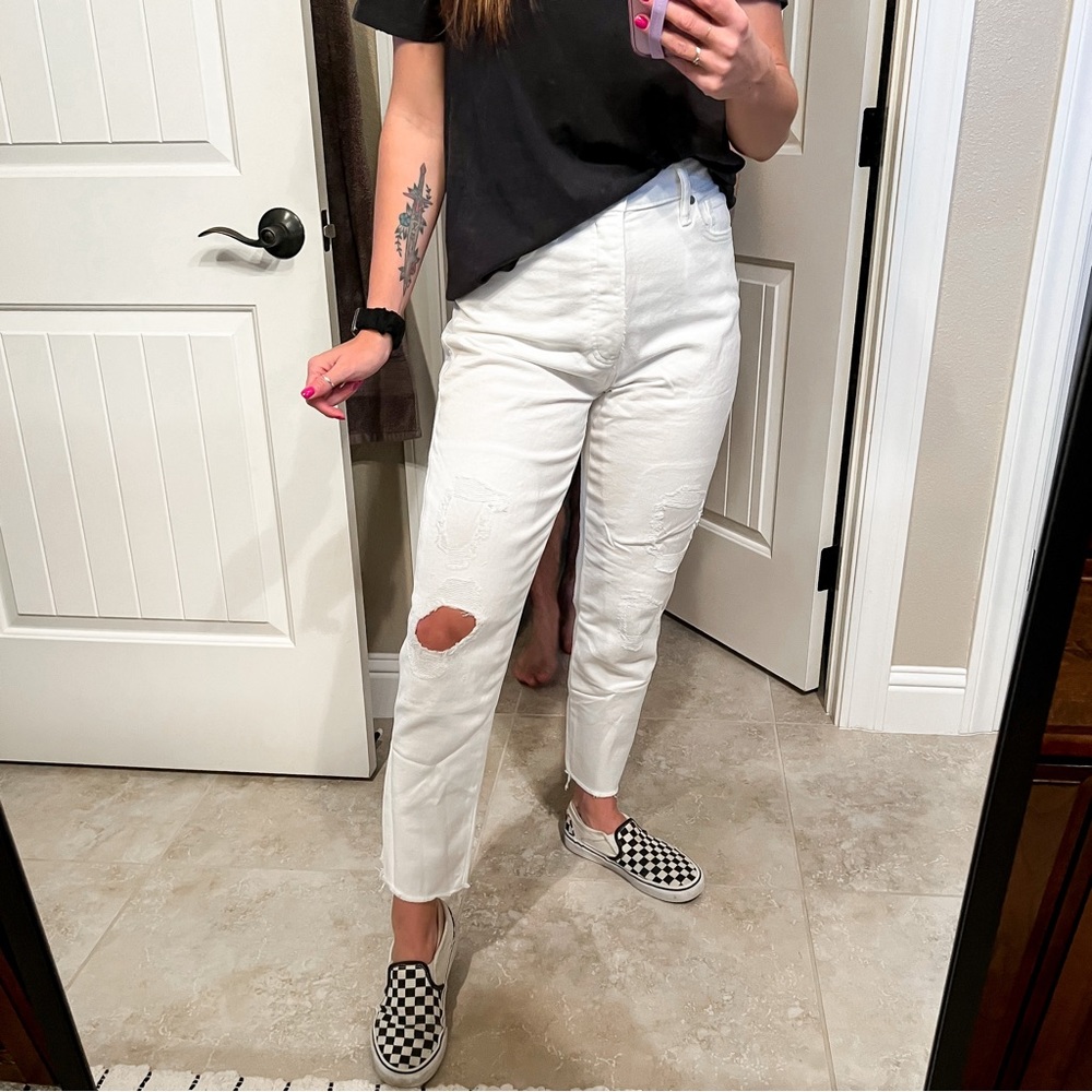 Lucky Brand high rise mom jean